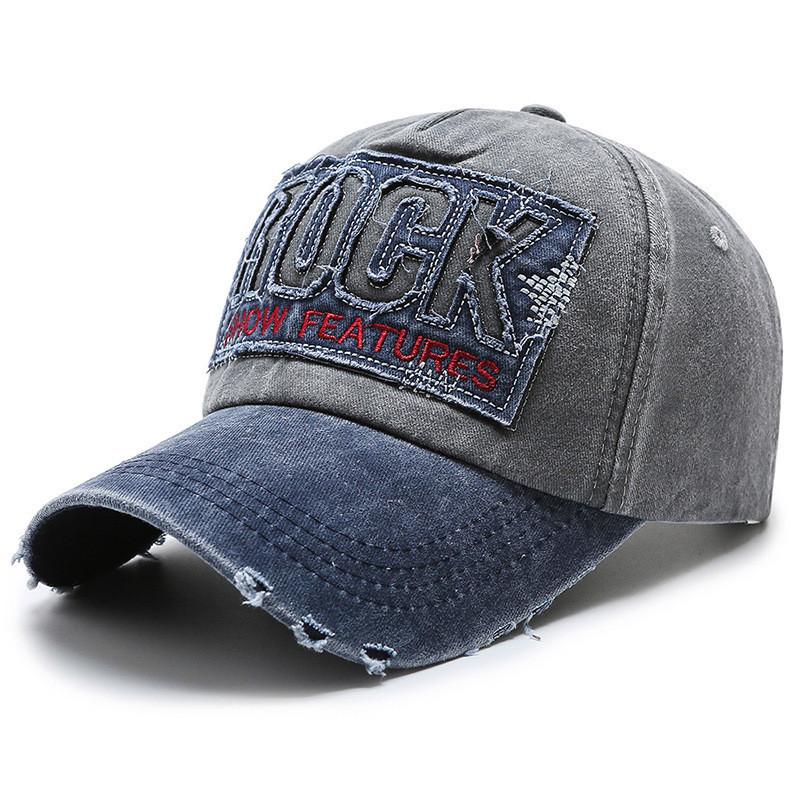 Cotton Vintage Baseball Cap With Adjustable Strap For Casual Wear