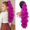 Synthetic Long Wavy Drawstring Ponytail Hair Extensions Claw Ponytails Hairpieces For Women Daily Use