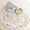 Lace Dining Mat Home Decoration Table Mat Embroidered Bedside Table Decoration Cover Light Luxury Tablecloth
