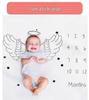 Creative Baby Milestone Photo Blanket – Posing Prop with Number Background for Photography