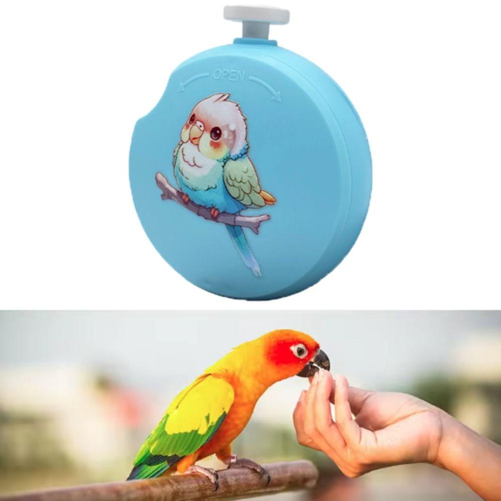 Low Noise Electric Parrot Nail Trimmer Mini with 6 Grinding Heads Bird Nail Cutter Round Parrot Beak Grinder