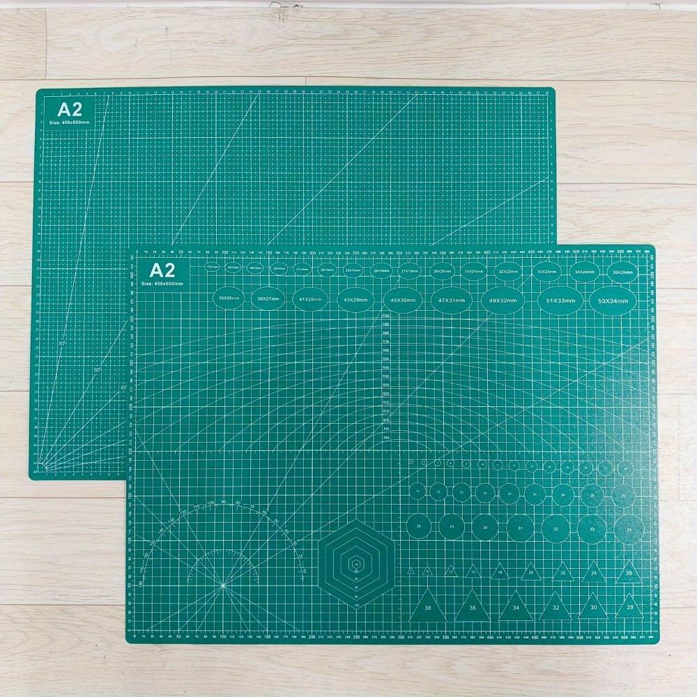 Large A2 Cutting Mat - Self-Healing PVC for Craft, Painting & Sewing, Desk Mat for Keyboard, Mouse & Computer Desk Pad