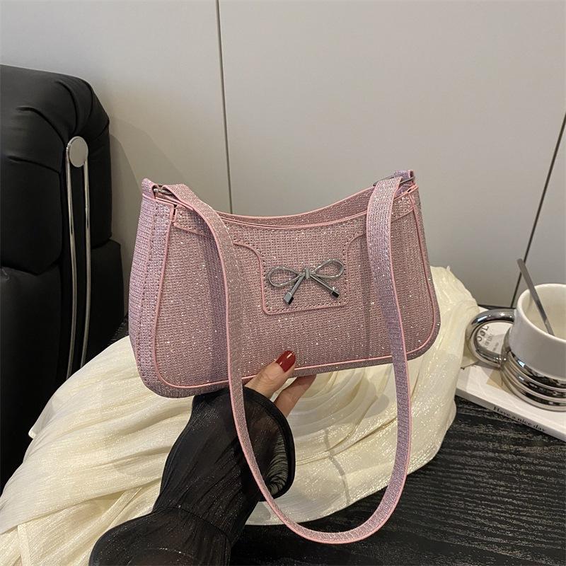 Bag Women's 2025 New Underarm Bag Fashion Handheld Shoulder Bag Trend Baguette Bag