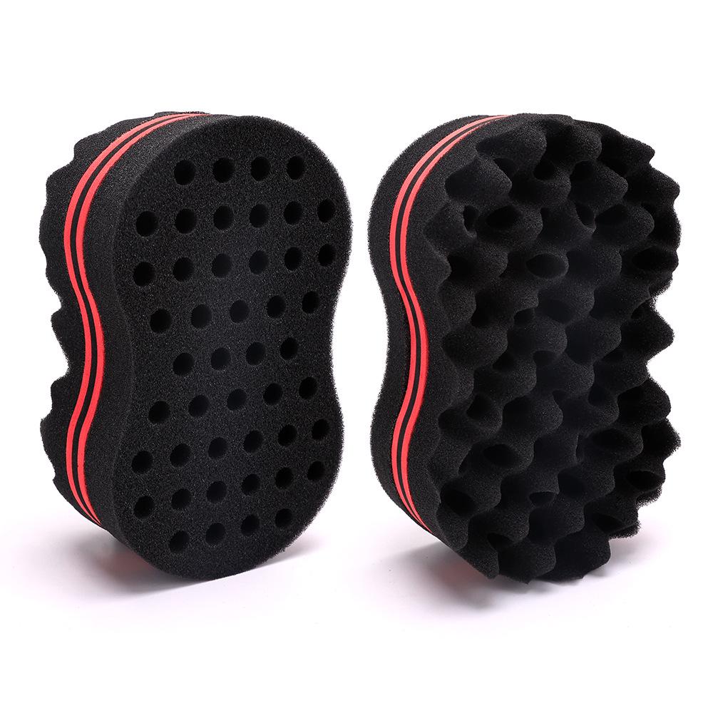 

S-образная губка для кудрявых волос для укладки коротких, вьющихся волос