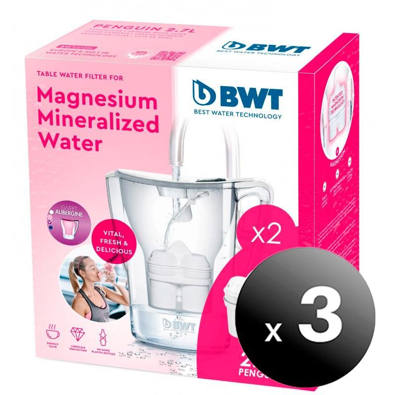Buy Bwt, Pack Of 3 Electronic Jugs 2.7 Liter White Sweet Aubergine