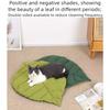 Spring Soft Cotton Leaf Shaped Pet Bed Mat for Cat Kitten Puppy Dog Double Sided Washable Sleep Blanket Floor Rug Comfort Pad