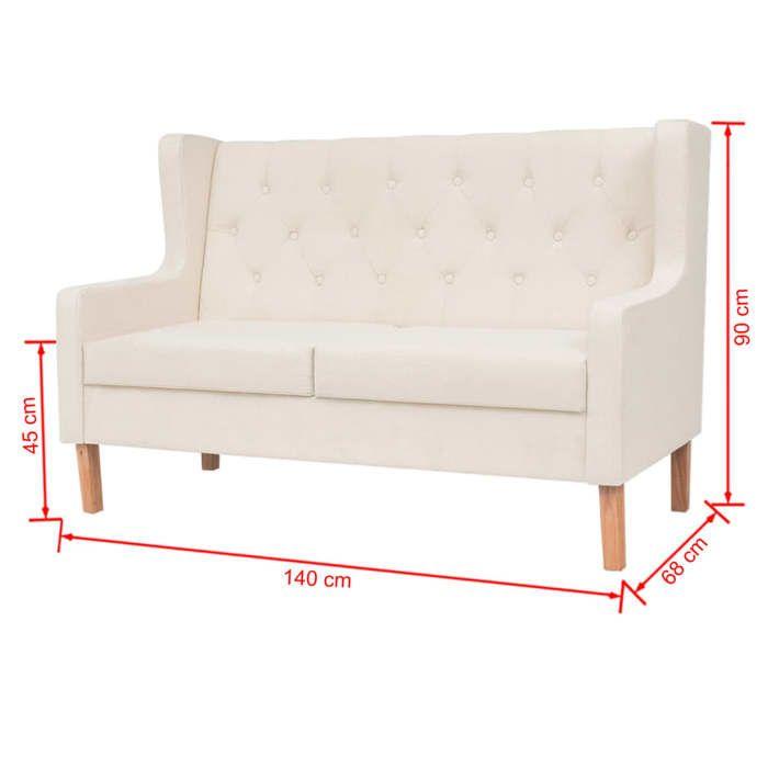 VidaXL Ensemble de Canapé 2 pcs Canapé de Salle de Séjour Sofa de Salon Meuble de Salon Sofa de Salle de Séjour Maison 274928