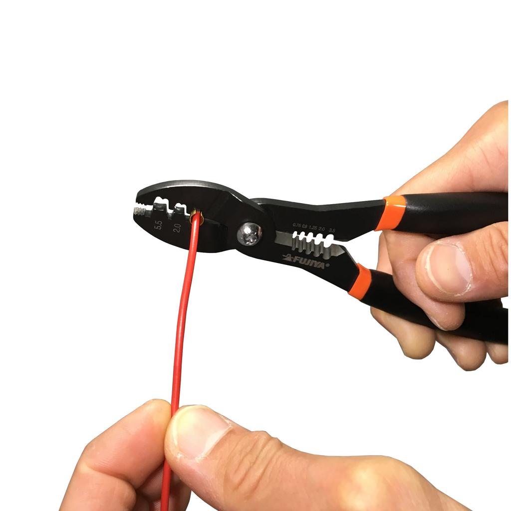 Fujiya FA203 Mini Electrician's Pliers (for Faston Terminals)