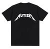 T-shirt Grafica Divertente Banda Rock Autismo Uomo S M L XL 2 3 4 XL T-Shirt Unisex