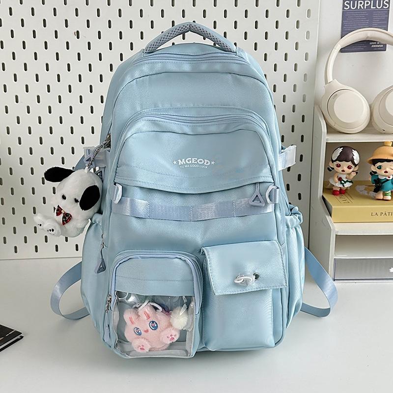 New Japanese schoolbag female ins campus students junior high school senior sense backpack large capacity tooling backpack