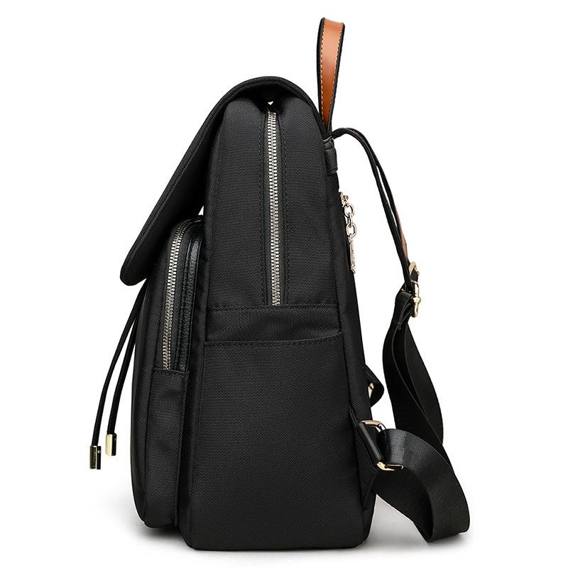New Fashionable Nylon Backpack for Women, Korean Version, Casual Business Commuting, Women's Backpack, Simple and Versatile Backpack