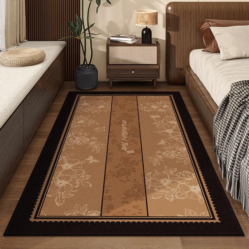 Bedroom Carpet Easy To Maintain Chinese Classical Style Dirt Resistant Carpet Household Bedside Carpet