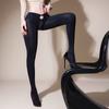 Sexy Ausgeschnittene Schrittlose Leggings für Damen 12 Samt Frühling und Herbst Mitteldick Warm Hoch Elastisch Rutschfeste Strumpfhosen Plu