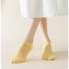 4 Pairs Women's Spring Summer Thin Cotton Socks Breathable Mesh Cotton Ankle Socks Odorless Anti-slip Invisible for Women