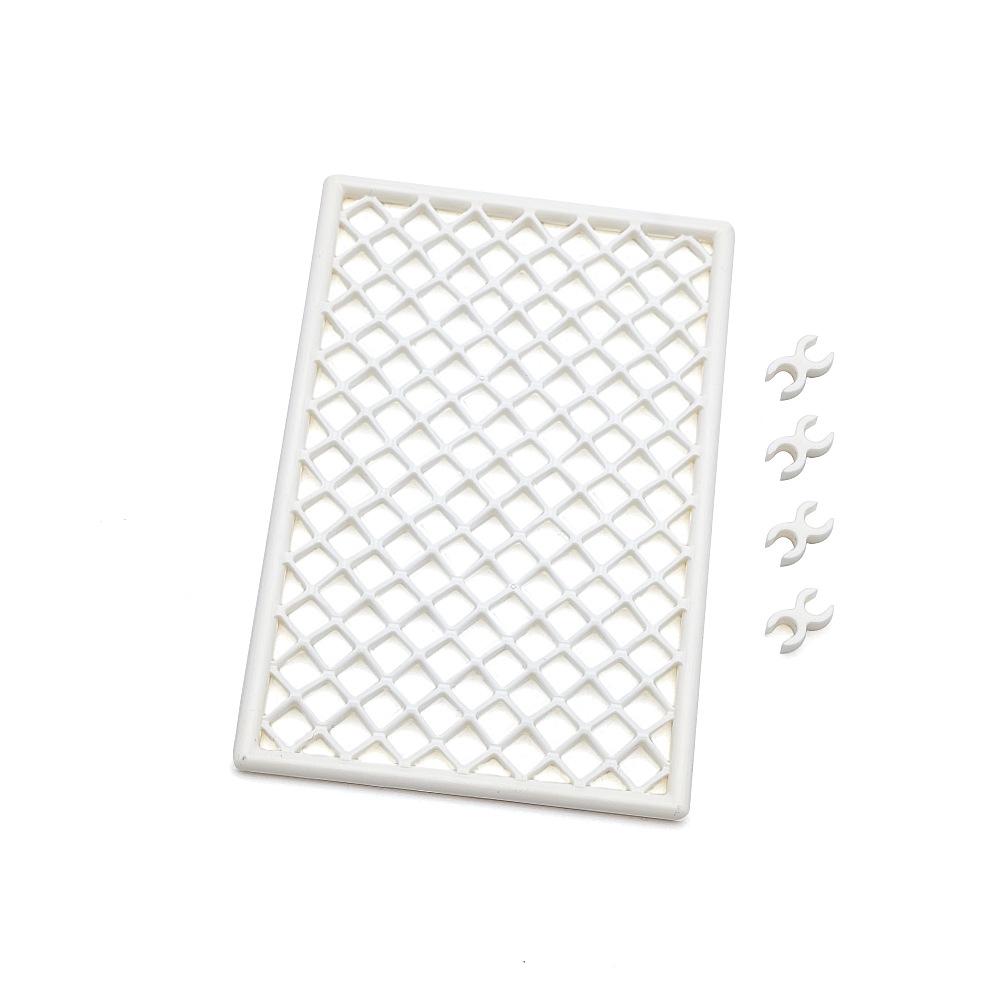 Fence Figurine Military Diy Iron Mesh Fence Scene Decoration Compatible Small Particle Building Block Garage Toy