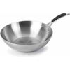 Lacor 53828 Tri-ply Stainless Steel Wok, Grey, 28 Cm