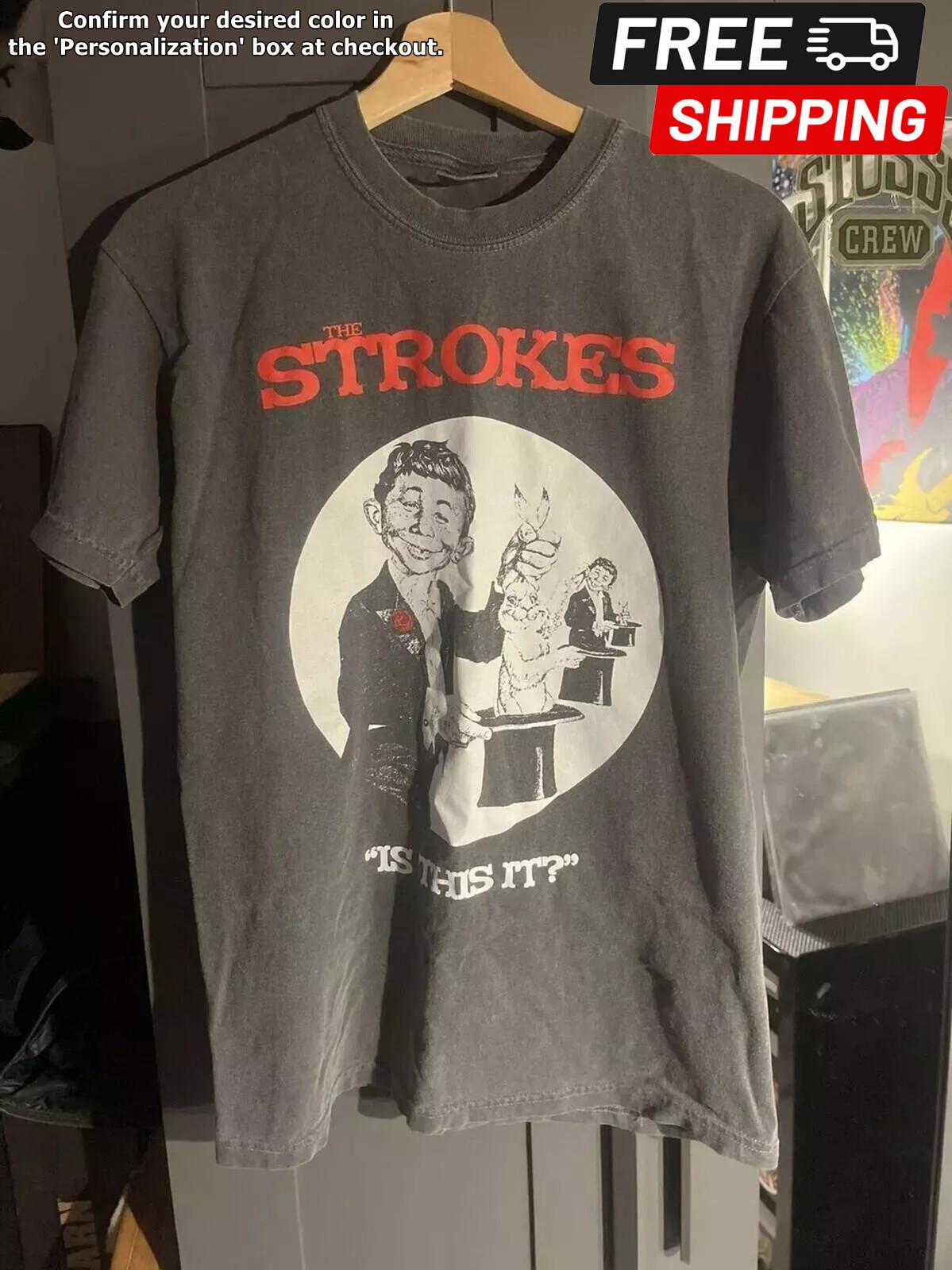 The Strokes Band Rare Design Short Sleeve Cotton Unisex T-shirt S-5XL KH12676 S