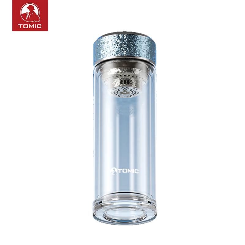 TOMIC Double-Layer Anti-Scald Tea Glass with Titanium