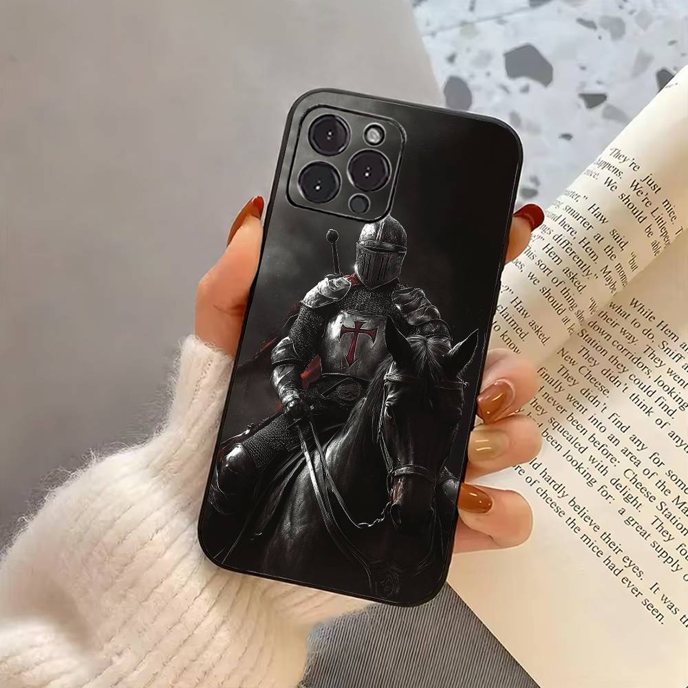 K-Knights T-Templar Phone Case Silicone Soft For IPhone 17 16 15 14 13 12 11 X XR Plus Pro Max Plus