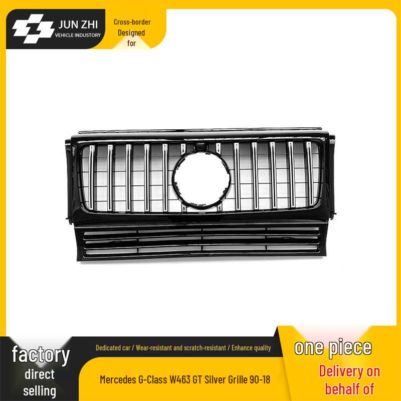 GT Silver Edition Front Grille Replacement for 1990-2018 Mercedes-Benz G-Class W463