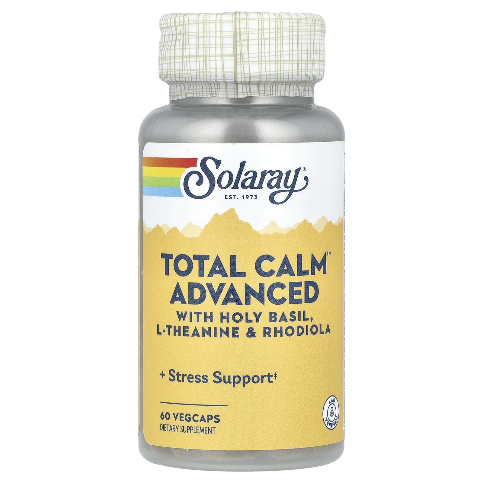 

Solaray, Total Calm™ Advanced, 60 овочевих капсул