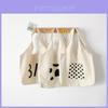 Trendy Children's Canvas Shoulder Bag Stylish Printed Lightweight Large Capacity Backpack For Kids