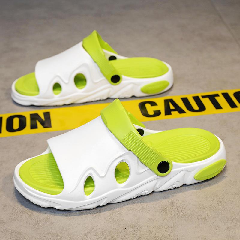 2025 Summer New Casual Slippers Couples Versatile Thick-bottomed Sandals Wear Fashion Trend Children's Dual-purpose Sandals