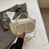 Bag Crossbody Women's Bag New Summer Textured Shoulder Bag Niche Design Chain Retro Square Bag