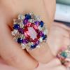 SACE GEMS Classic Copper Alloy Zircon Ring Ladies Jewelry Wedding Promise Party Gift