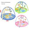 Infant Play Gym with Ocean Ball Crawling Mat for 0-1 Year Olds