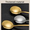 Food Grade Stainless Steel Spoons Honey Dessert Gift Mixing Spoon for Picnic Drinkware Tableware Kitchen Accessories