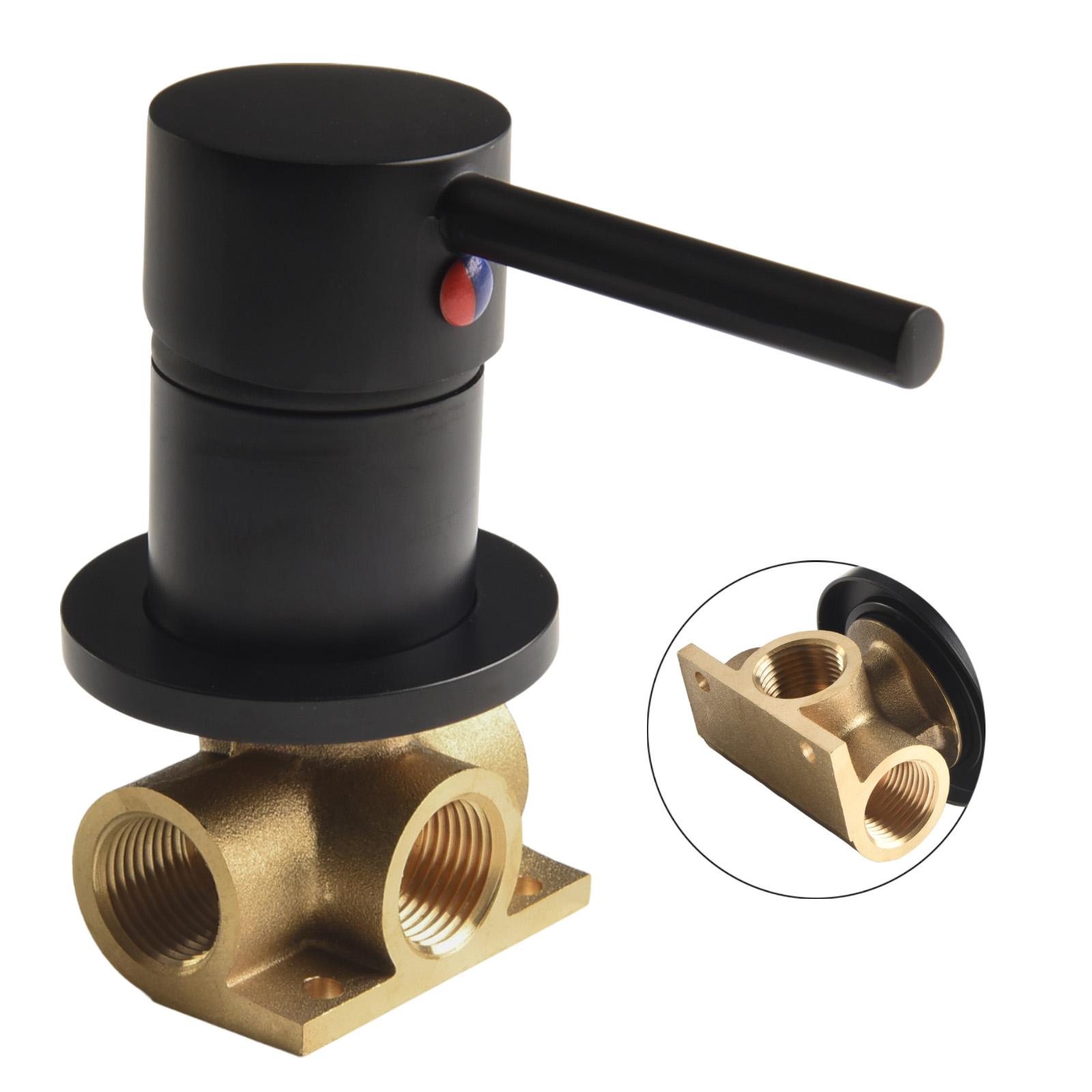 Bathroom Renovation Wall Mounted Mixer Valve Concealed Water Control Temperature Control Water Flow Control Brass Construction