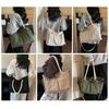 Vintage Corduroy Tote Bag Women's Shoulder Bag