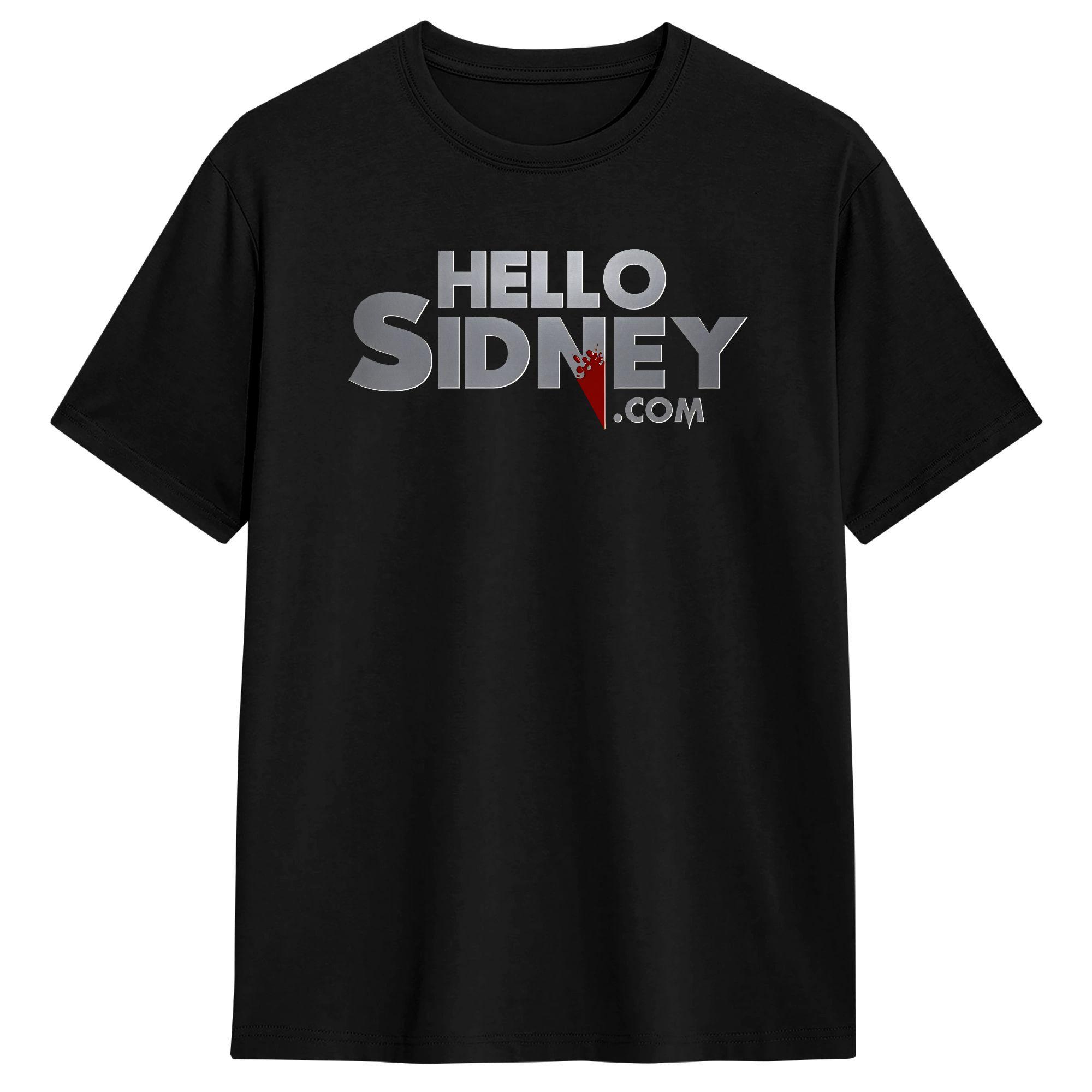 

HELLO SIDNEY Horror Movie T-Shirt Summer Cotton T-Shirts For Mens Novelty Custom Logo Tshirt Short-Sleeved Y2K Fun Tees - Me... S разноцветный