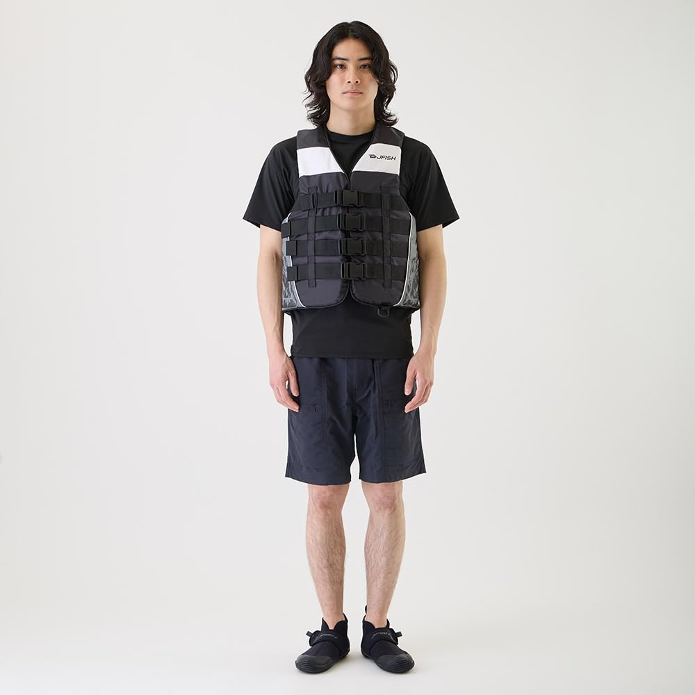 J-FISH Evolution Life Vest, Medium, 94-104cm, Green, JLV-44164