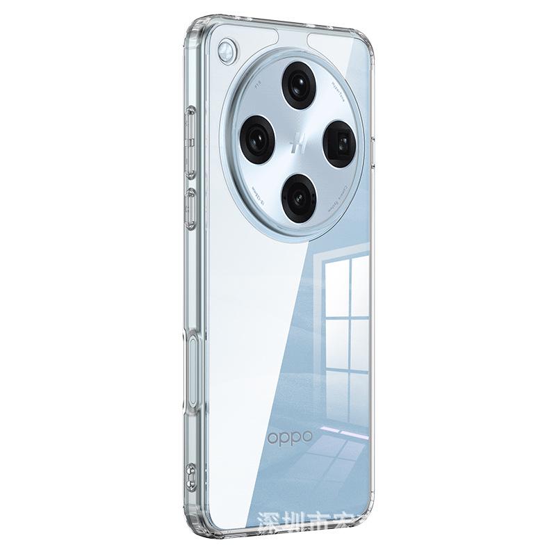 OPPO Find X9 Pro/Realme GT7 Magnetiskt Pansar Frostat Transparent Stöttåligt Telefonskal