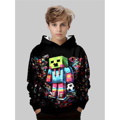 New Anime hoodie,3D Cartoon Children's Clothing for Boys and Girls, Long-sleeved Autumn Clothing, Suitable for Children Aged 5-14