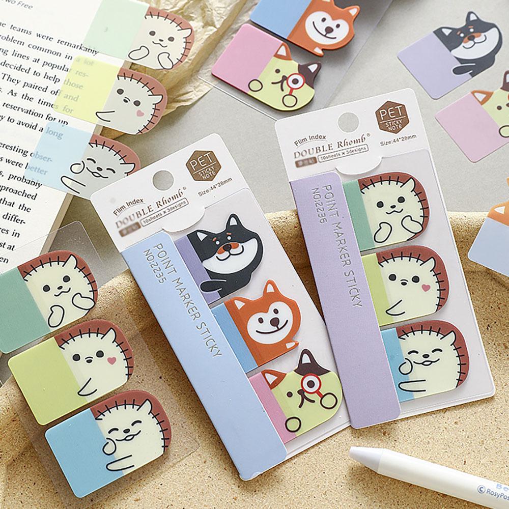 Share Time Index Sticky Convenience Sticker Cute Student Label Sticker