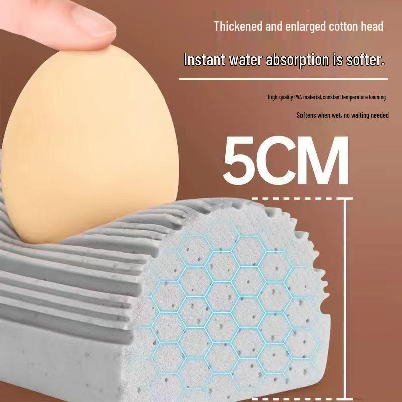 2025 New Foldable Cotton Mop: Hands-Free, Lazy Water Squeeze, Absorbent for Living Room Floors