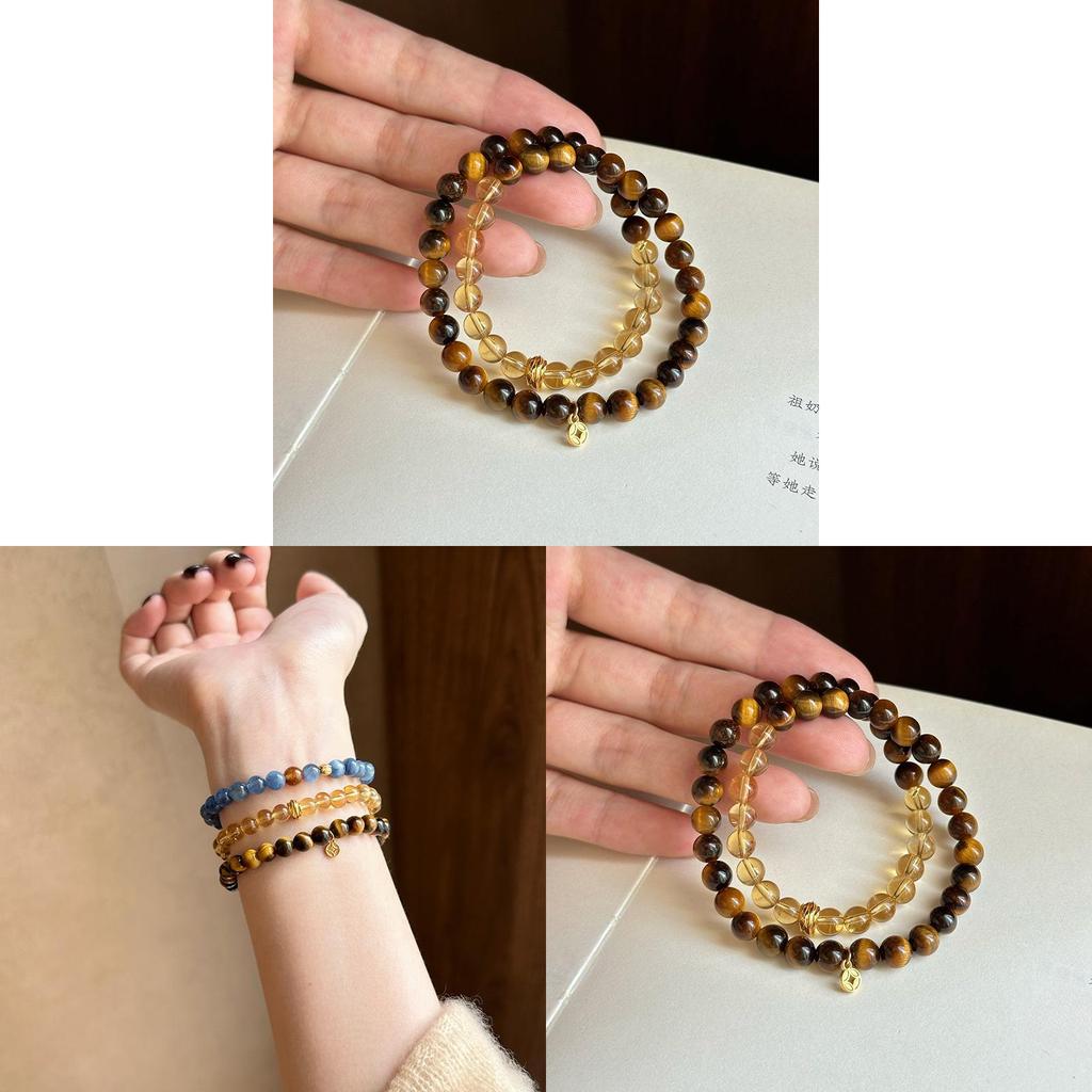 Ethnic Style Geometric Crystal Beaded Bracelet For Women Handmade Jewelry Gift