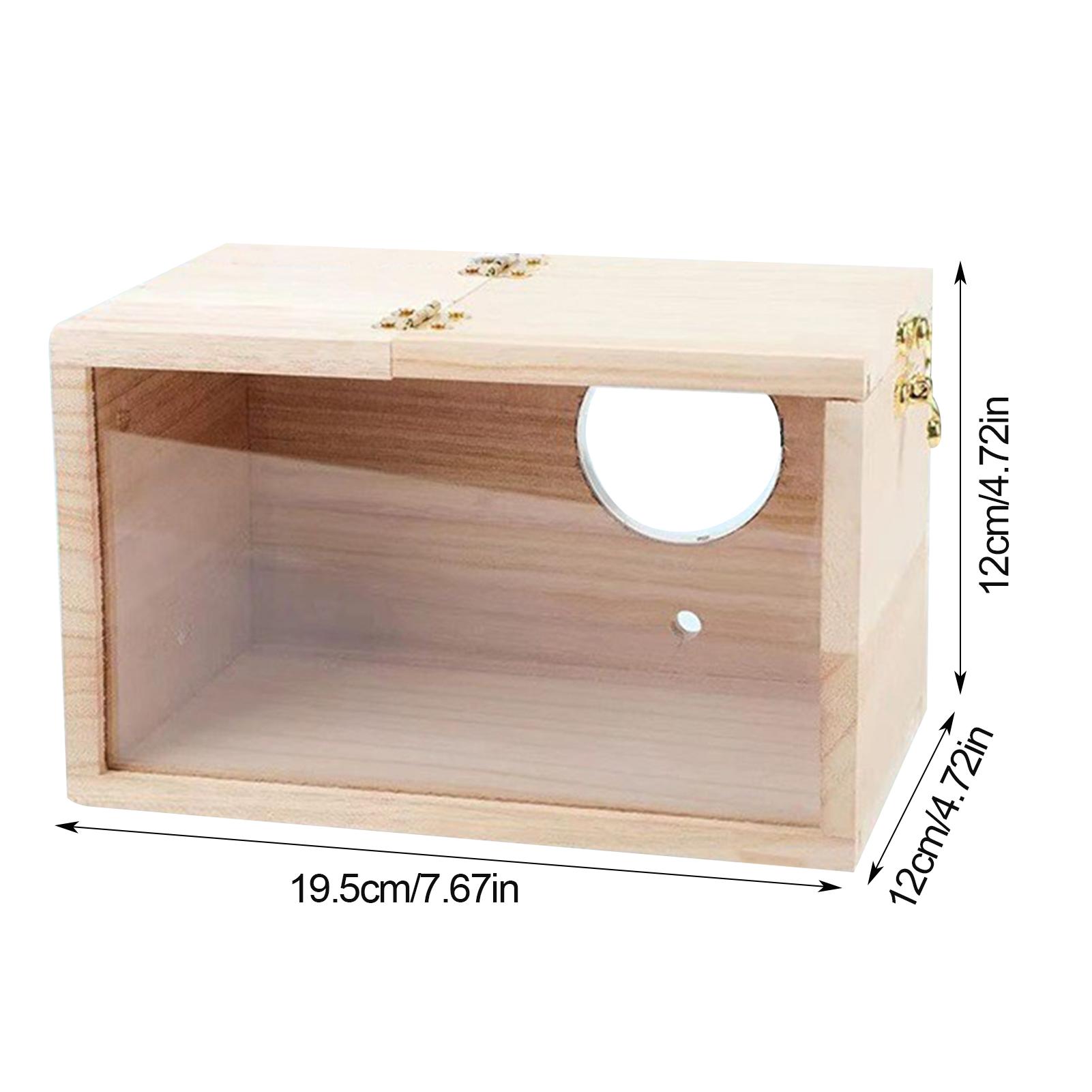 

Bird Nesting Box Parrot Nesting House Parrot Breeding Mating Box Wooden Bird Nesting House For Parrot Parakeet Budgies Lovebirds