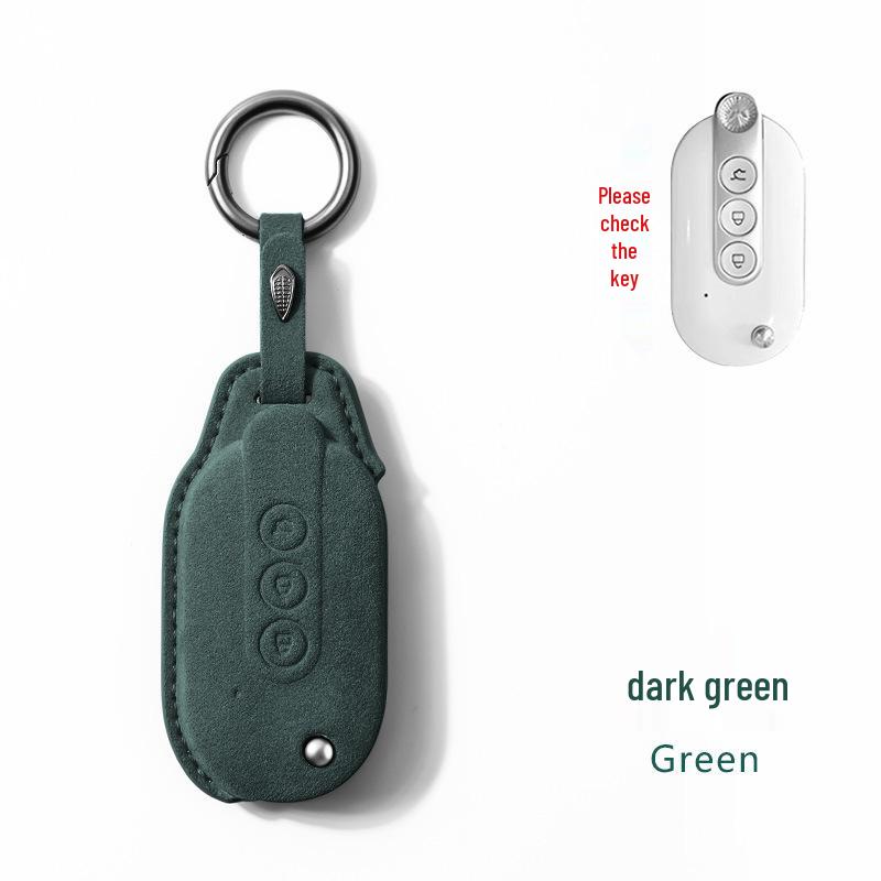 Wuling Hongguang Mini EV Macaron 2022 GameBoy Key Case with Suede Shell and Buckle
