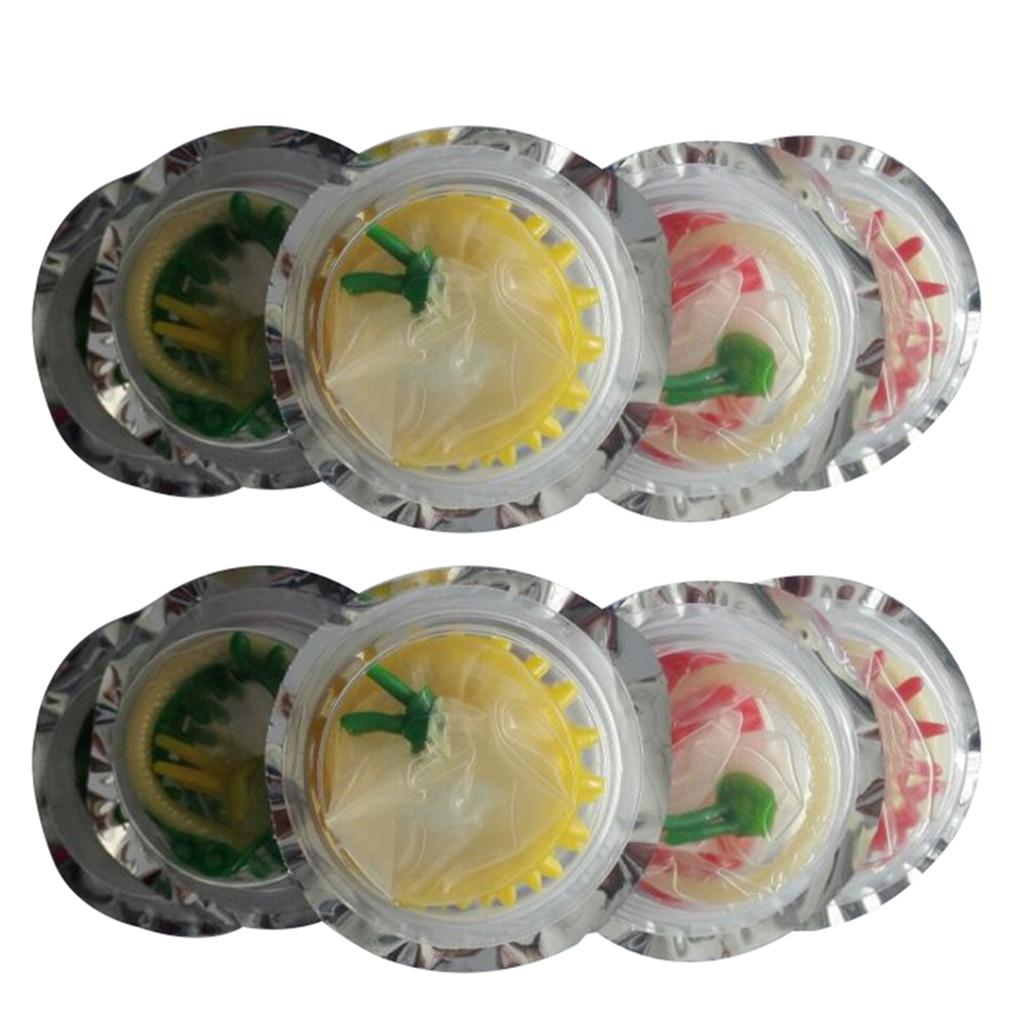 Adult 10Pcs Flower Sex Condoms Contraception Lubrication Penis Sleeves Products