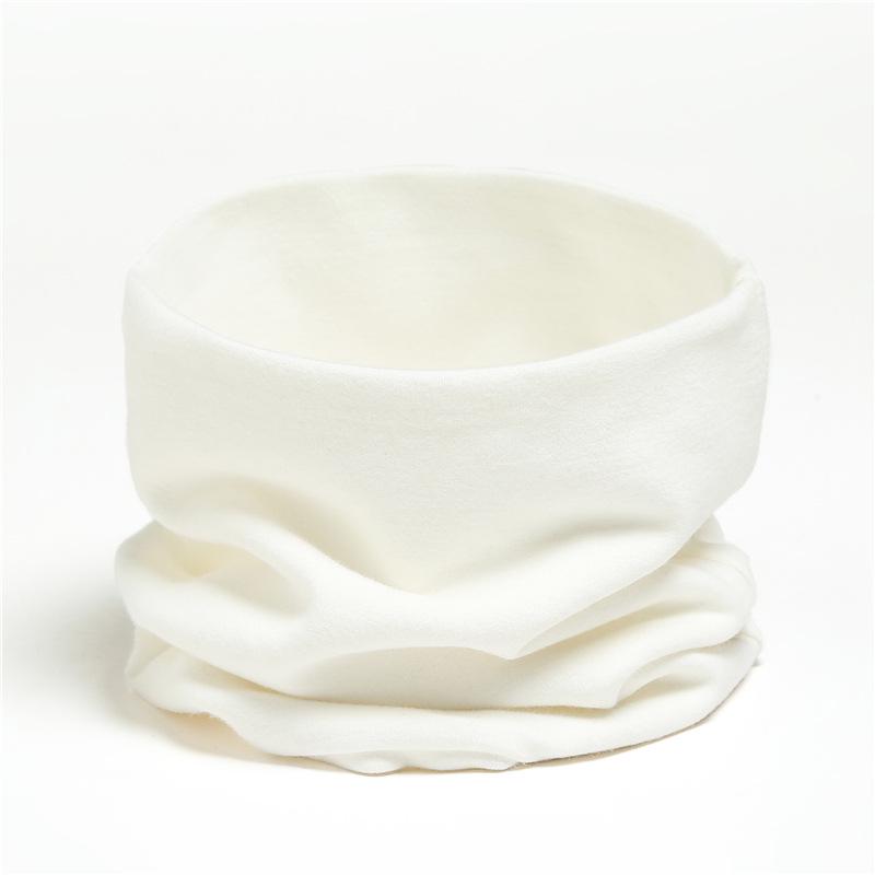 Wszechstronny bawełniany snood w jednolitym kolorze: Miękkie, Bez podszewki, Wysoki dekolt Kolory cukierkowe w stylu koreańskim