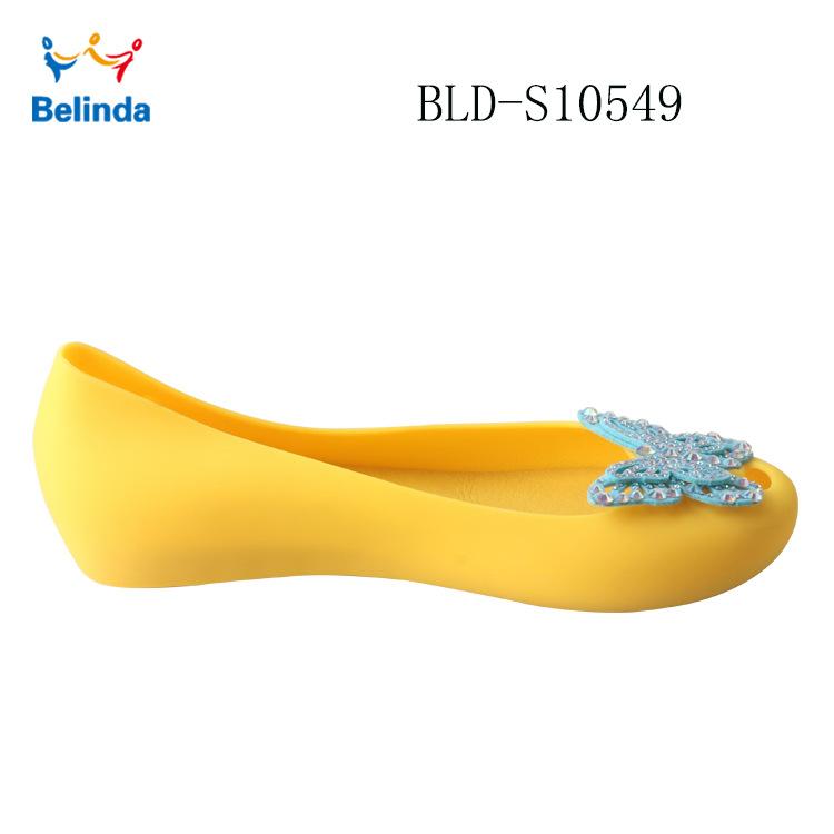 Four Seasons Shoes Color Diamond Cloth Butterfly Fashion And Comfortable Flat Bottom Shallow Mouth Casual Jelly Single Shoes Y2 36 1990₽