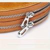 Men's Multifunctional Universal Double Layer Car Key Bag Genuine Leather Regular Key Bag Vintage Smart Folding Key Protector Fashion Business