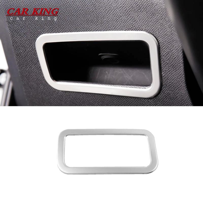 For Peugeot 3008 GT 5008 2017-2022 LHD Driver Seat Front Storage Box Cover Ring Trim Around Interior Stainless Steel Car Styling