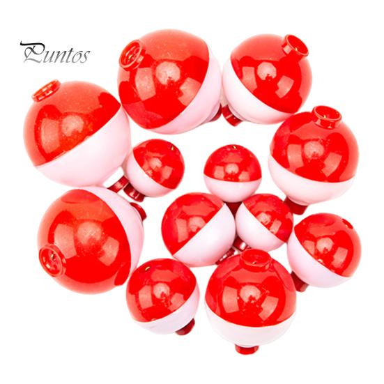 

12 шт. круглых рыболовных поплавков разных размеров, легкие, высокой видимости, красные, белые, плавающие, поплавки-шарики, поплавки для соленой воды, пресноводной ловли карпа 12pcs