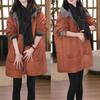 Modische Warme Doppelseitig Tragbare Baumwolljacke Damen Neue Herbst Winter Stilvolle Lockere Mit Kapuze Gefütterte Jacke