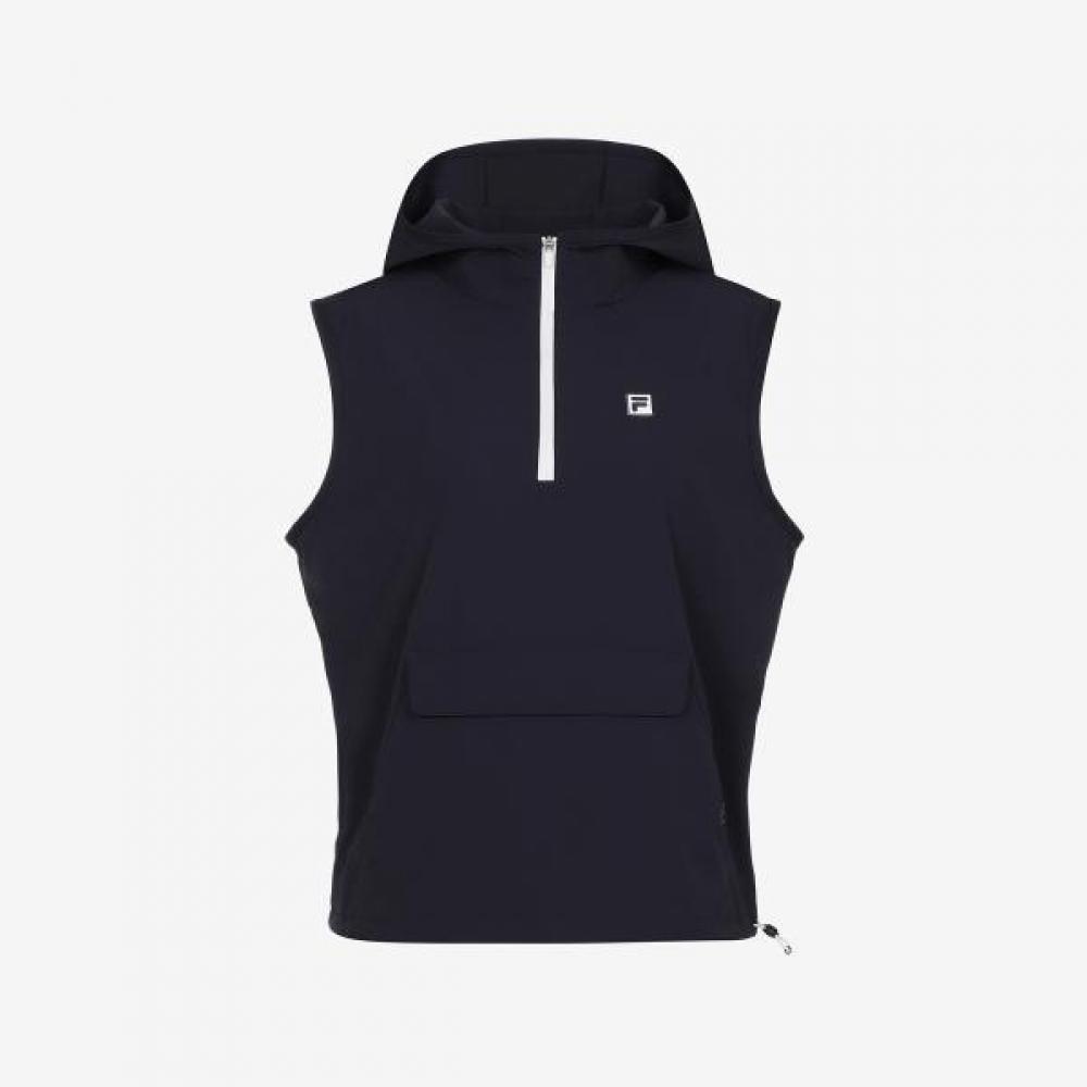 Женский плетеный жилет с капюшоном Fila для тенниса navy/85